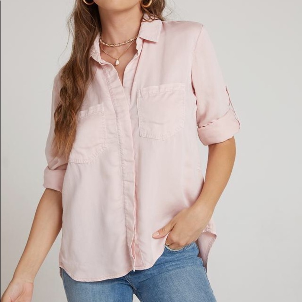 Bella Dahl Button Up with Rollable Sleeves Size Medium